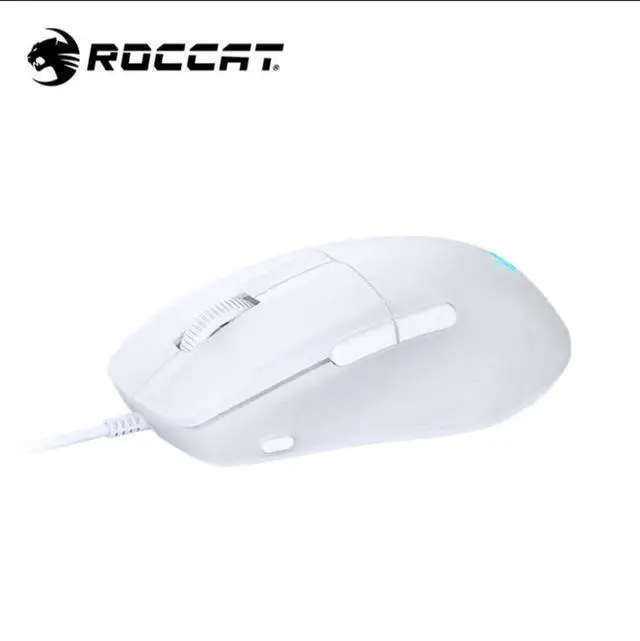 Alt view image 4 of 5 - ROCCAT V2 PURE SEL Wired Gaming Mouse - 8000 DPI Optical Sensor - 49g Ultra Lightweight - White