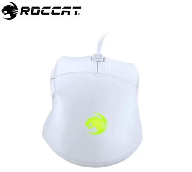 Alt view image 5 of 5 - ROCCAT V2 PURE SEL Wired Gaming Mouse - 8000 DPI Optical Sensor - 49g Ultra Lightweight - White