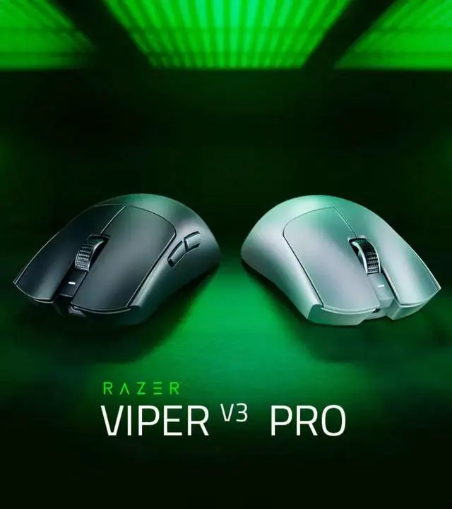 Alt view image 7 of 7 - Viper V3 Pro Wireless Gaming Mouse:35K DPI Optical Sensor - 55g Ultra-lightweight - 95 Hr Battery - 6 Programmable Buttons - White