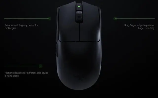 Alt view image 3 of 7 - Viper V3 Pro Wireless Gaming Mouse:35K DPI Optical Sensor - 54g Ultra-lightweight - 95 Hr Battery - 6 Programmable Buttons - Black