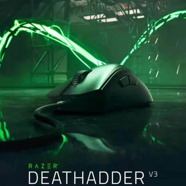 Alt view image 3 of 6 - DeathAdder V3 Wried Gaming Mouse: 30K DPI Optical Sensor 59g Ultra-LightweightI - 6 Programmable Buttons - Black