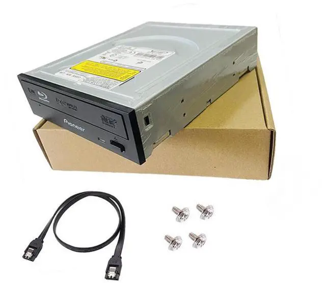 Alt view image 7 of 7 - Pioneer Internal 3D Blu-ray Burner 8X BD DVD CD Writer Bluray Drive  for Computer Desktop PC - Supports Burning Blu ray Disc - With SATA Cable and Mounting Screws