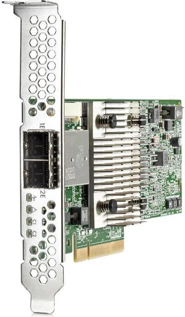 Alt view image 3 of 3 - HPE 726911-B21 H241 12Gb 2-ports Ext Smart Host Bus Adapter