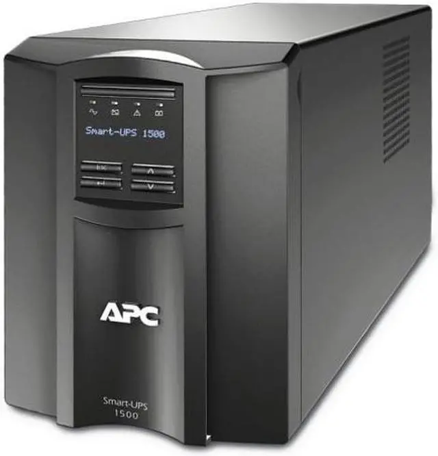 Alt view image 5 of 5 - APC Smart-UPS SMT1500 SMT1500 External UPS - AC 120V - 1500 VA - Lead Acid - Black