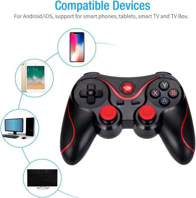 Alt view image 5 of 7 - FirstPower Bluetooth Wireless Gamepad Joystick Joypad Game Controller for PC Android Tablet