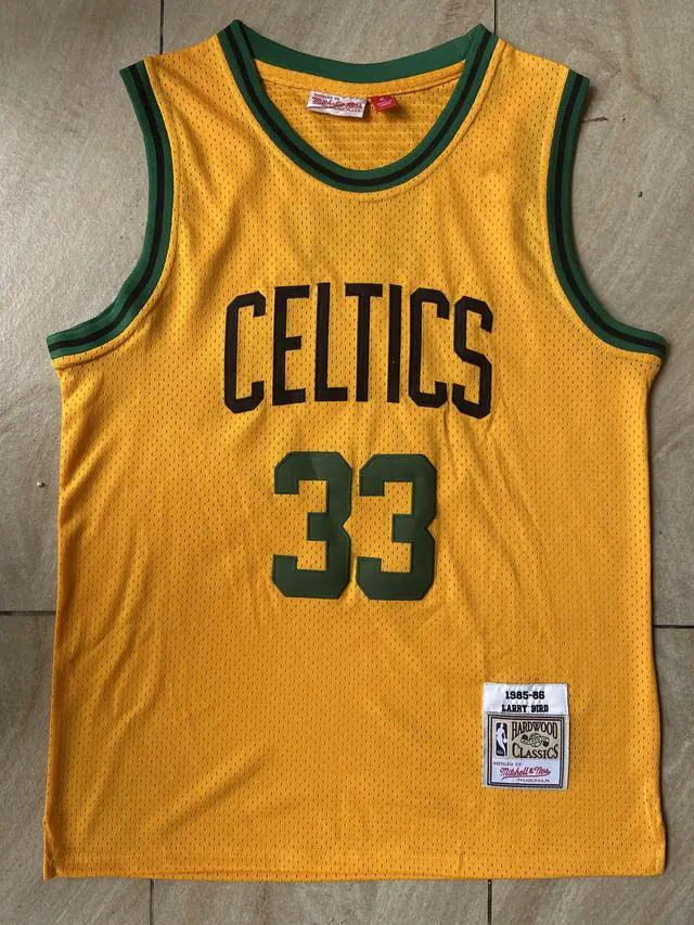 Main image of Boston Celtics Bird throwback Basketball Jersey Medium