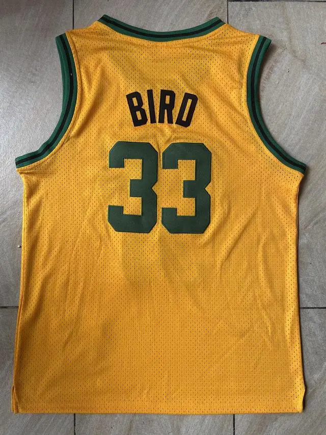 Alt view image 2 of 3 - Boston Celtics Bird throwback Basketball Jersey Medium