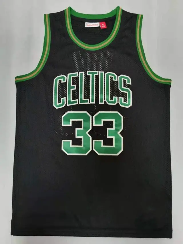 Main image of Boston Celtics Bird black Basketball Jersey XX-Large