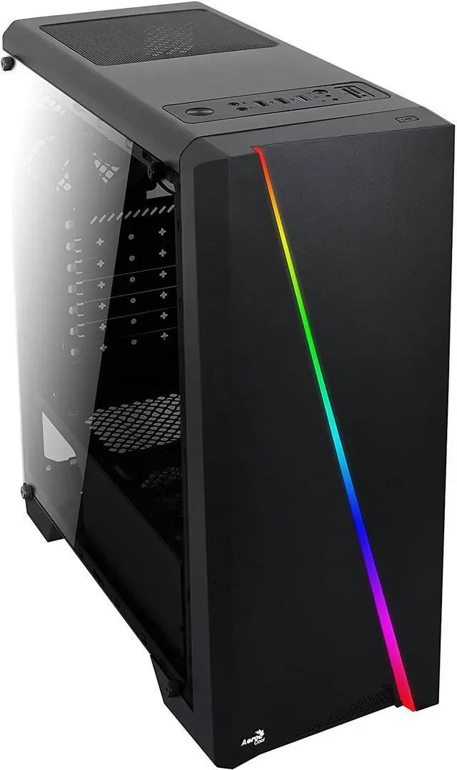 Main image of AeroCool Cylon RGB Mid Tower with Acrylic Side Window, Black