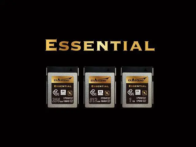 Alt view image 3 of 6 - Exascend 1TB Essential CFexpress Card Type-B, up to 1,700MB/s, compatible with Canon, Nikon, Panasonic, and other cameras