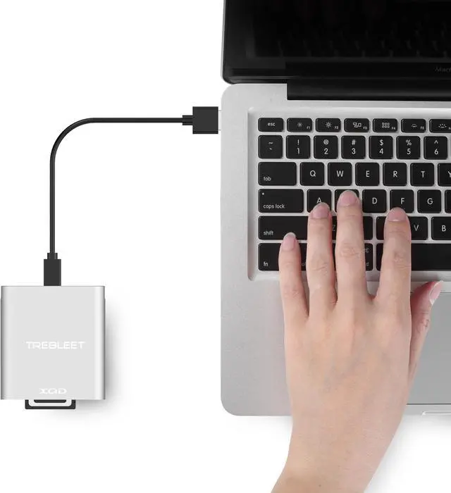 Alt view image 2 of 5 - XQD Card Reader,USB 3.0 5Gbps, Compatible with Kingston Workflow Station,Mini Portable Aluminum External Case, Support Android/Windows/Mac OS