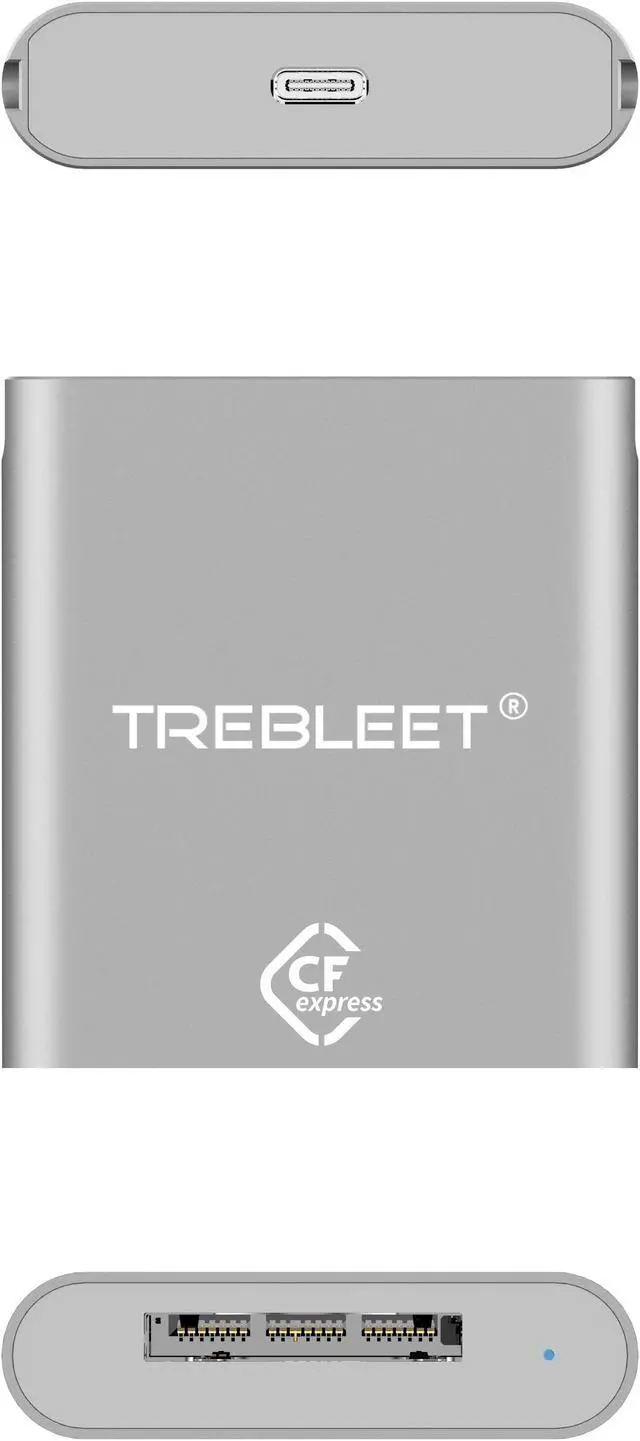 Alt view image 2 of 5 - CFexpress Type B Card Reader, USB 3.1 Gen 2 10Gbps, Compatible with Kingston Workflow Station,Mini Portable Aluminum External Case, Support Android/Windows/Mac OS