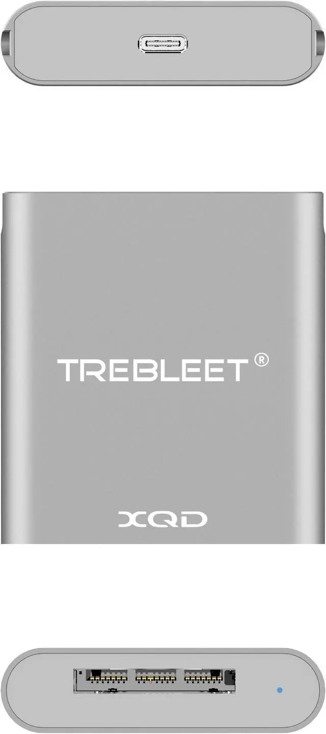 Alt view image 3 of 5 - XQD Card Reader,USB 3.0 5Gbps, Compatible with Kingston Workflow Station,Mini Portable Aluminum External Case, Support Android/Windows/Mac OS