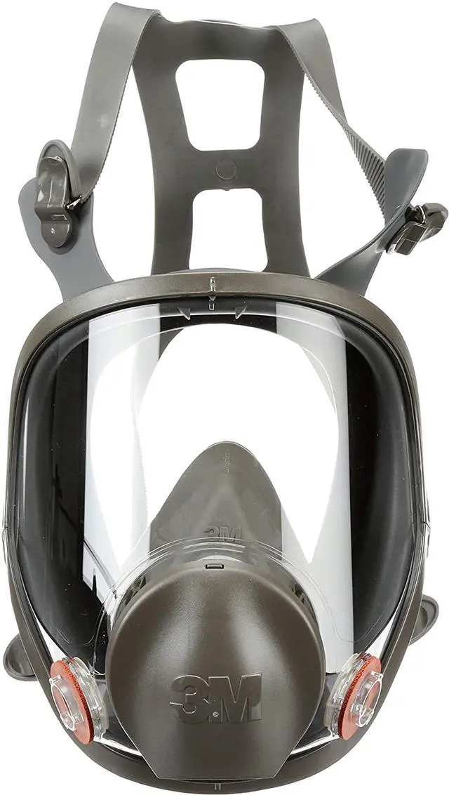Alt view image 12 of 20 - 3M OH&ESD 142-6800 Medium Full Face Respirator