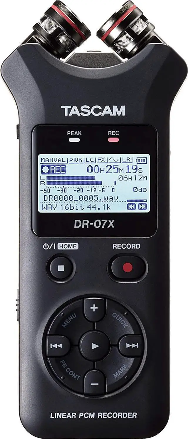 Alt view image 17 of 20 - Tascam DR-07X Handheld Portable Recorder