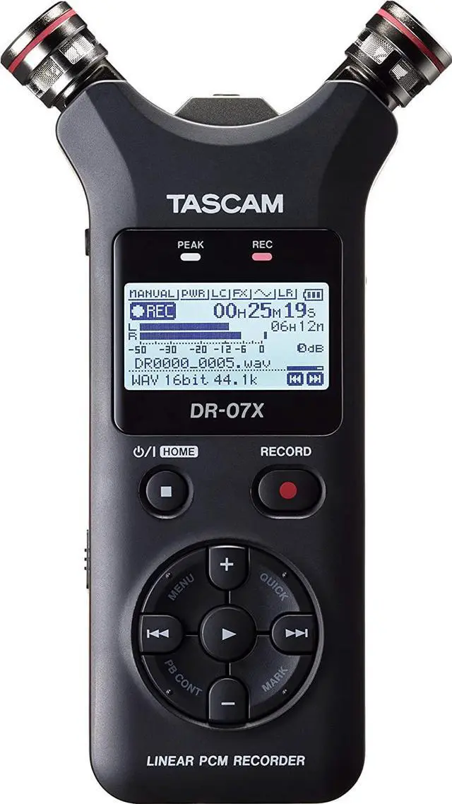 Alt view image 19 of 20 - Tascam DR-07X Handheld Portable Recorder