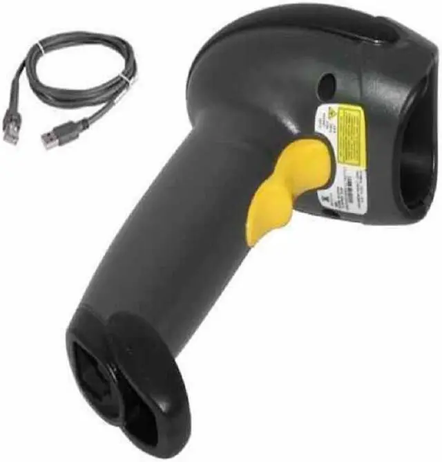 Main image of LS4208 Series barcode scanner LS4208-SR20007ZZR Barcode Scanner LS4208-SR with USB Cable and stand - Black color