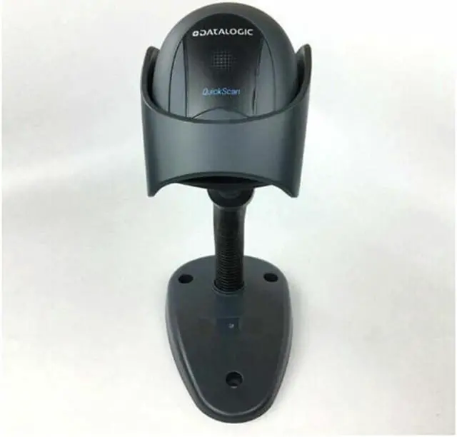Alt view image 2 of 7 - Datalogic Scanning QD2131-BKK1S QuickScan I QD2131 Handheld Barcode Scanner, 1D Linear Imager, Cable/Stand Kit, USB Kit,, Black