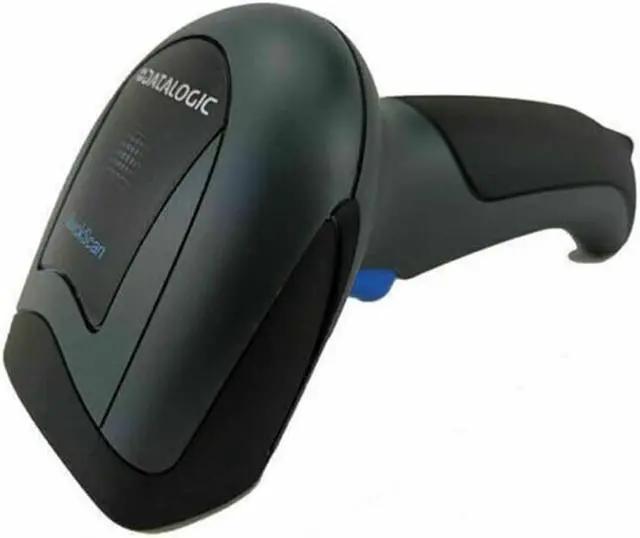 Alt view image 4 of 7 - Datalogic Scanning QD2131-BKK1S QuickScan I QD2131 Handheld Barcode Scanner, 1D Linear Imager, Cable/Stand Kit, USB Kit,, Black