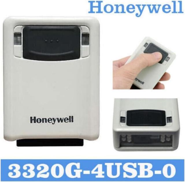 Honeywell Vuquest 3320g Hands-Free Scanner, 1D, PDF417, 2D, RS232/USB/KBW,  USB Kit, Ivory - 3320G-4USB-0