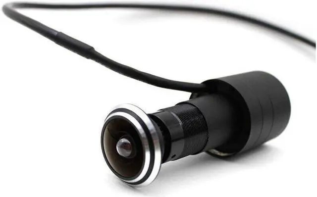 Alt view image 3 of 6 - 2MP HD Door Eye Hole PoE catadioptric camera 1.78mm/mic Mini POE Camera 1080P CCTV Mini Peephole Security Camera With Microphone No WIFI Support No power supply