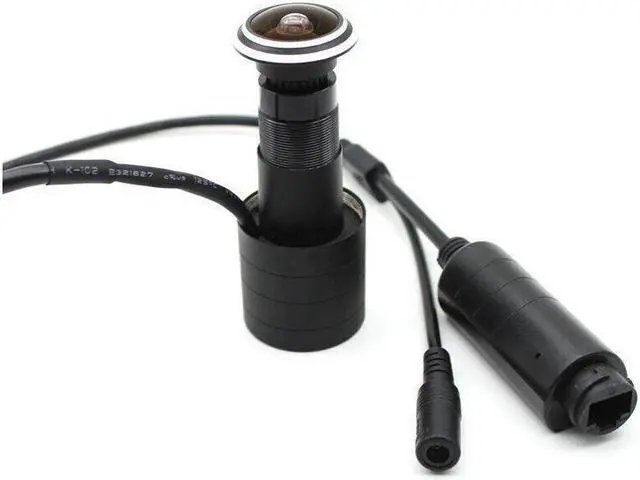 Alt view image 6 of 6 - 2MP HD Door Eye Hole PoE catadioptric camera 1.78mm/mic Mini POE Camera 1080P CCTV Mini Peephole Security Camera With Microphone No WIFI Support No power supply