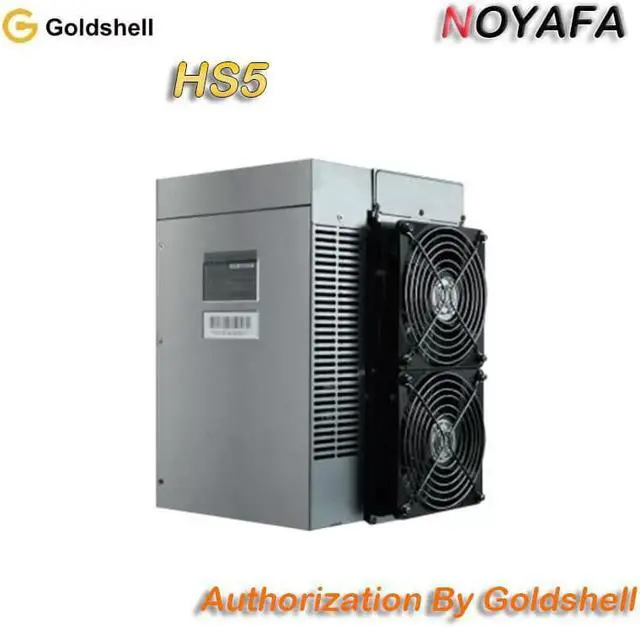 Alt view image 2 of 3 - Miner Goldshell ASIC Miner HS5 Blake2B algorithm 2.7Th 2650W Goldshell HS5 HNS SC 5.3TH/s 1500W