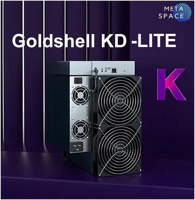 Alt view image 2 of 3 - Gold shell KD LITE 16.2T Hashrate KDA Miner Kadena algorithm 1330W Power Consumption Come With PSU Upgarded from KD BOX and KD6