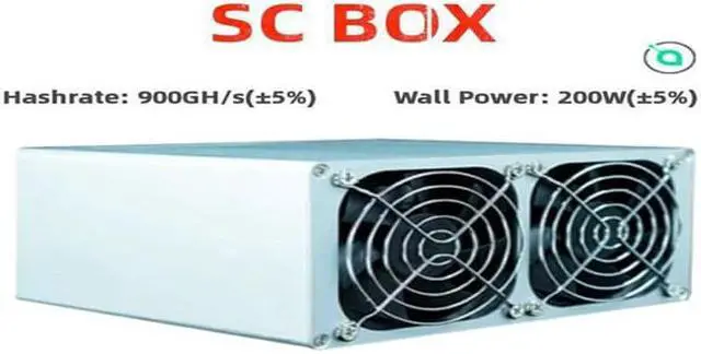 Alt view image 3 of 4 - New Goldshell SC Box ASIC Miner NO PSU -