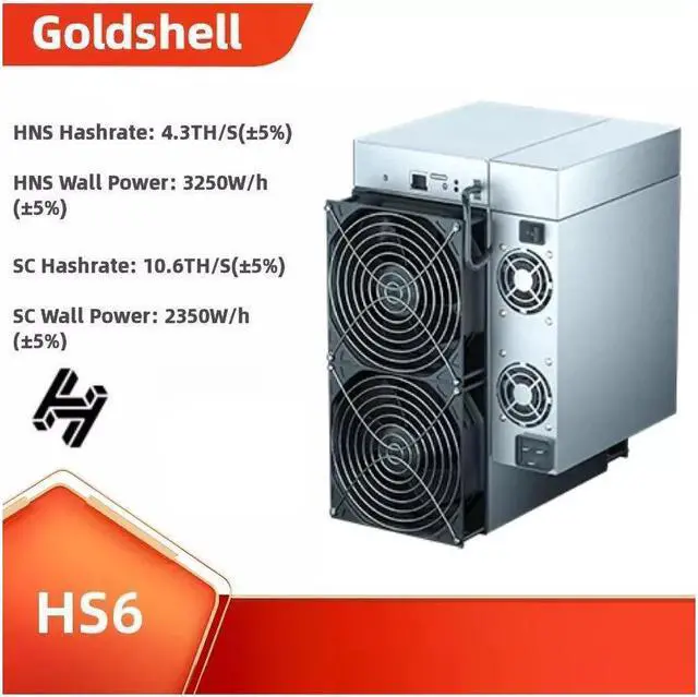 Main image of In Stock New Goldshell HS6 Miner HNS Miner Siacoin Miner Upgraded Version from Goldshell HS5