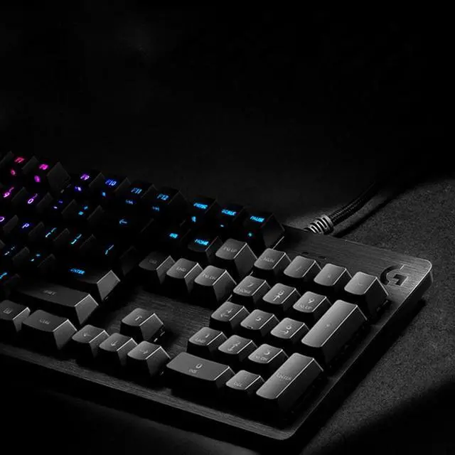 Alt view image 6 of 6 - Logitech G512 CARBON LIGHTSYNC RGB Mechanical Gaming Keyboard - GX Brown switches (Tactile) - Carbon