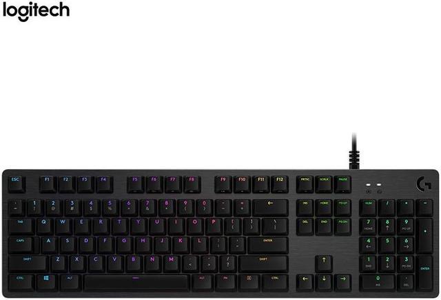 Logitech G512 CARBON LIGHTSYNC RGB Mechanical Gaming Keyboard with GX Brown  switches - Tactile 