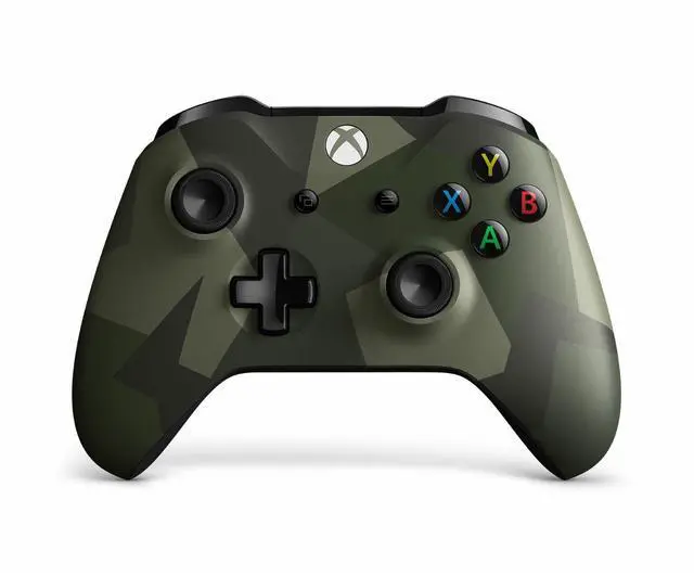 Alt view image 8 of 12 - Microsoft Xbox One Wireless Controller, Armed Forces II Special Edition