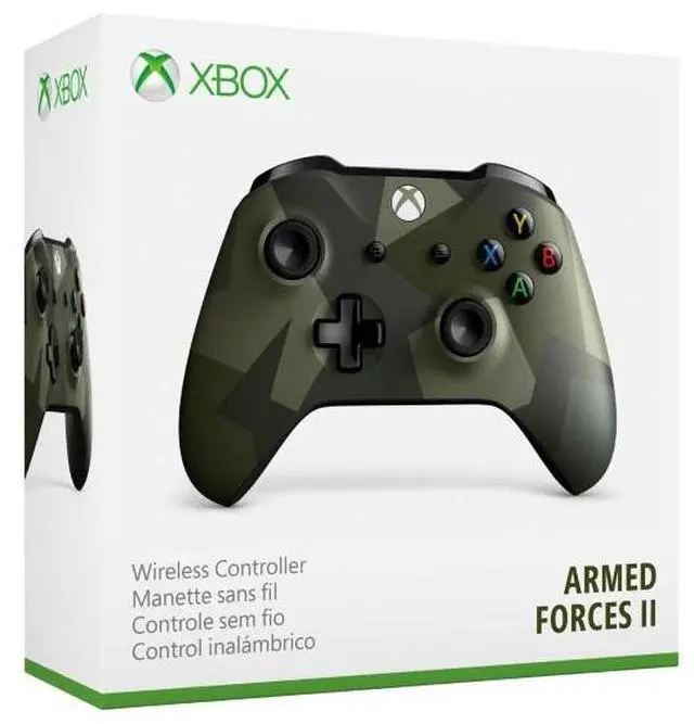 Alt view image 7 of 12 - Microsoft Xbox One Wireless Controller, Armed Forces II Special Edition