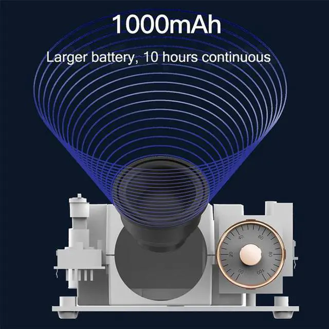 Alt view image 7 of 7 - B10 Atomic Bluetooth Speakers Retro Vinyl Player Desktop Wireless Creative Multifunction Mini Stereo Speakers