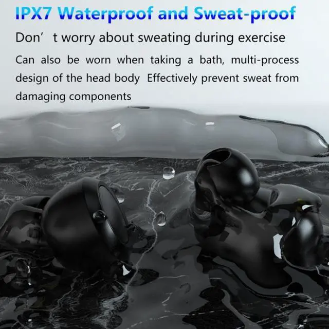 Alt view image 5 of 7 - A13 TWS CVC8.0 and DSP Dual Noise Cancelling Touch Bluetooth Earphone with Charging Box, Support LED Digital Display & Clock & Flashlight & HD Call & Siri & Power Bank (Black)