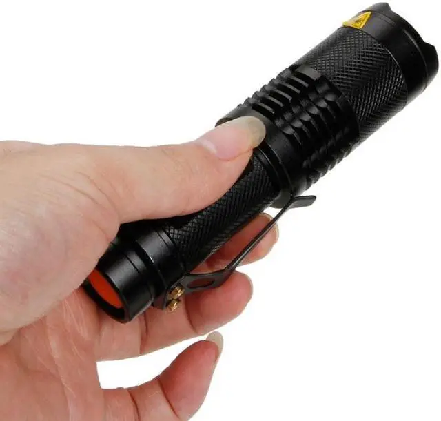 Alt view image 5 of 7 - SK98 LED Focus Flashlight, 3 Mode, Cree XM-L T6 LED, Luminous Flux: 1000lm, Length: 11.5cm(White Light)