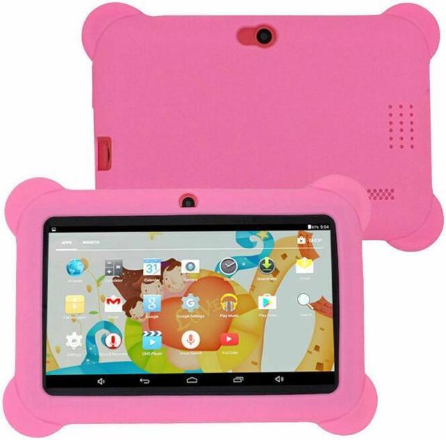 Kids Tablet, Q88 Kids Education Tablet PC, 7.0 inch, 512MB+8GB, Android 4.4 Allwinner  A33 Quad Core, WiFi, Bluetooth, OTG, FM, Dual Camera, with Silicone Case 