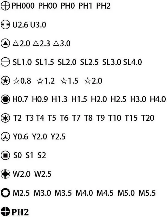 Alt view image 6 of 6 - WEEKS 64 in 1 Disassembly Tool Screwdriver Set