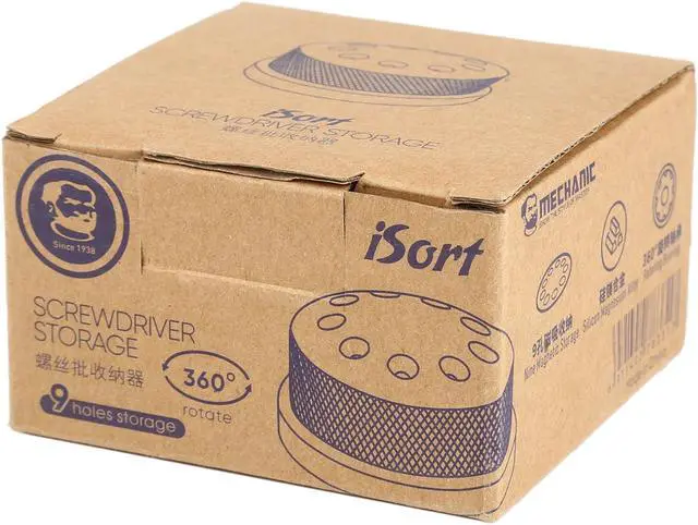 Alt view image 3 of 7 - Mechanic iSort 9 Hole Screwdriver Storage Socket