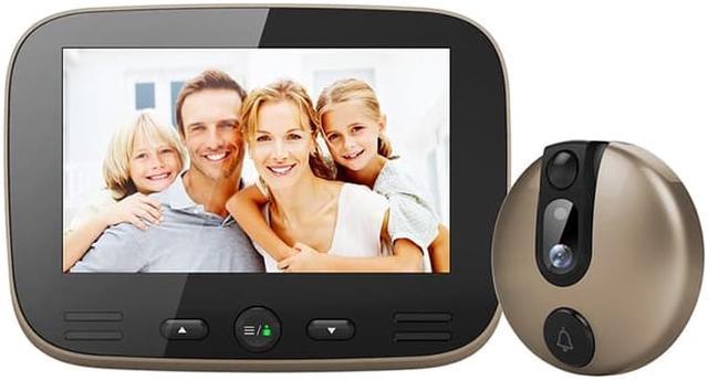 Wireless Peephole Door Viewer Camera With Audio, Video, TF Card