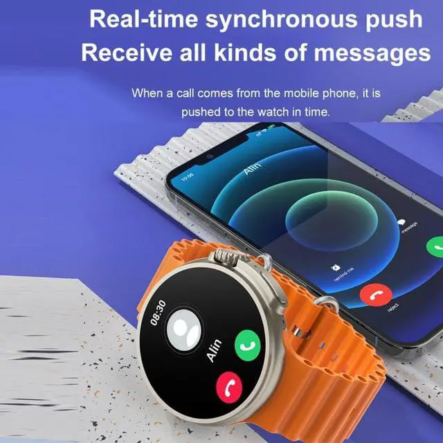 Alt view image 7 of 7 - K9 Ultra Pro 1.39 inch Silicone Band IP67 Waterproof Smart Watch Support Bluetooth Call / NFC (Black)