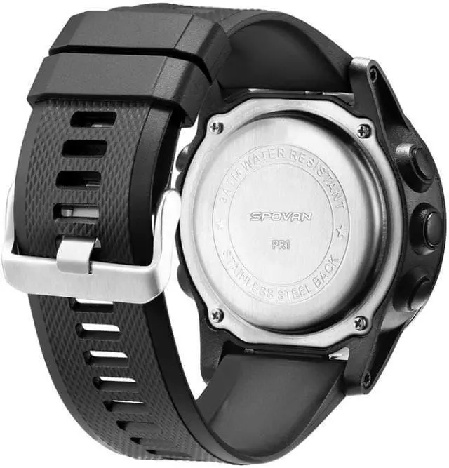 Alt view image 3 of 7 - PR1-2 1.24 inch IP68 Waterproof Sport Smart Watch, Support Bluetooth / Sleep Monitor / Call Reminder (Red)