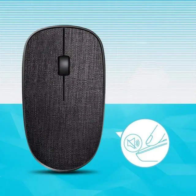 Main image of Rapoo M200GPlus 1300 DPI Multi-modes Bluetooth + 2.4G Fabric Wireless Bluetooth Office Mouse (Obsidian Black)
