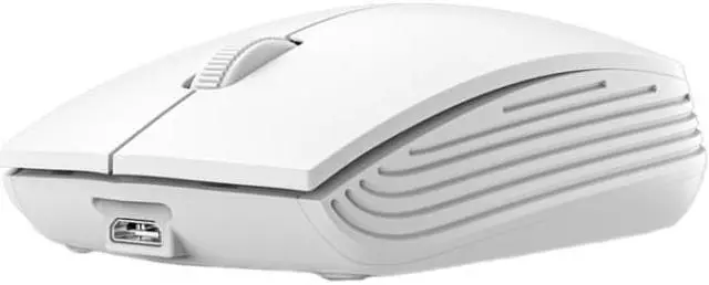 Main image of 811 3 Keys Laptop Mini Wireless Mouse Portable Optical Mouse, Spec: Battery Version (White)
