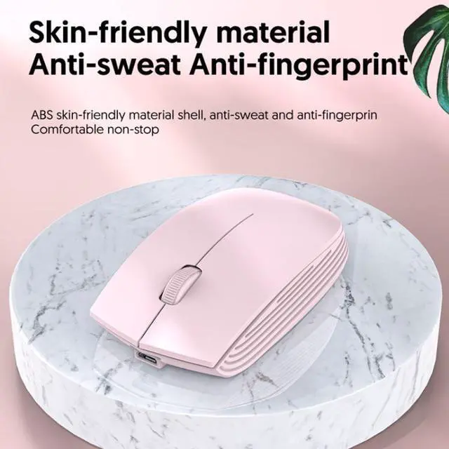 Alt view image 3 of 5 - 811 3 Keys Laptop Mini Wireless Mouse Portable Optical Mouse, Spec: Battery Version (White)