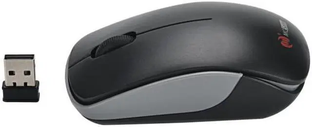 Alt view image 4 of 5 - MC Saite MC-367 2.4GHz Wireless Mouse with USB Receiver for Computer PC Laptop (White)