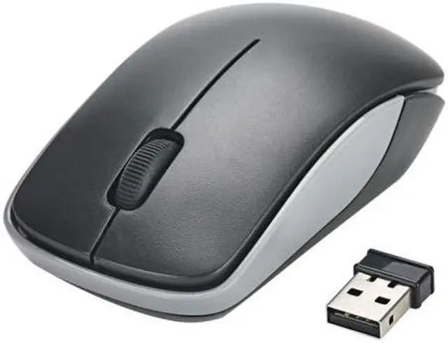 Alt view image 3 of 5 - MC Saite MC-367 2.4GHz Wireless Mouse with USB Receiver for Computer PC Laptop (White)