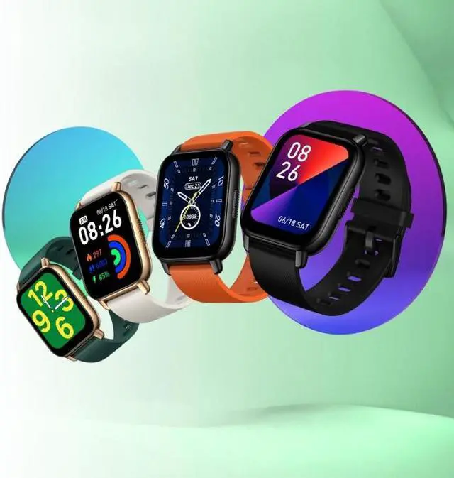 Alt view image 3 of 7 - Zeblaze Btalk 1.86 inch Large Color Display Voice Calling Health and Fitness Smart Watch (Black)