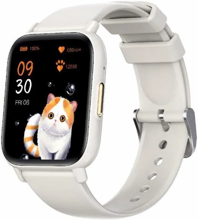 Main image of DM60+ 1.83 inch BT5.2 Smart Sport Watch, Support Bluetooth Call / Sleep / Blood Sugar / Blood Oxygen / Temperature / Heart Rate / Blood Pressure Health Monitor (White)